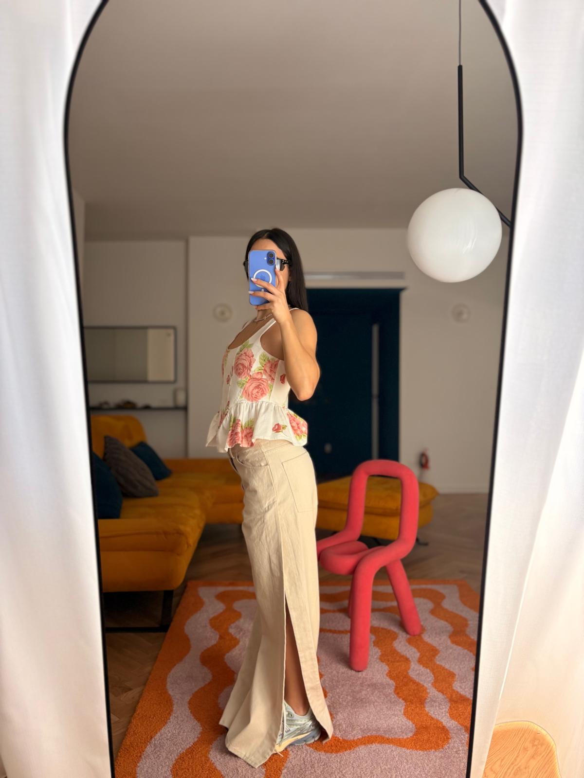 PANTALONI CON SPACCO LATERALE