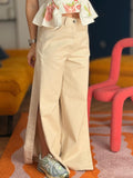 PANTALONI CON SPACCO LATERALE