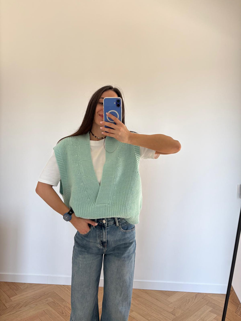 GILET IN MAGLIA