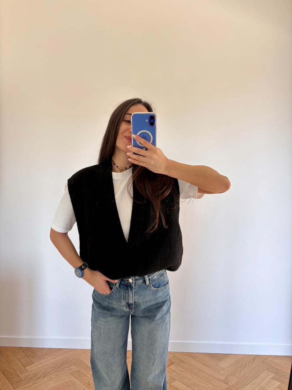 GILET IN MAGLIA