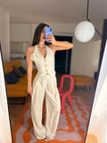 PANTALONE RIGHINE SENAPE