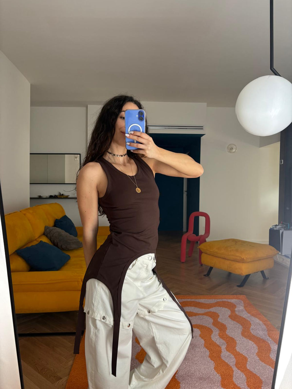 PANTALONI BOTTONI IN COTONE